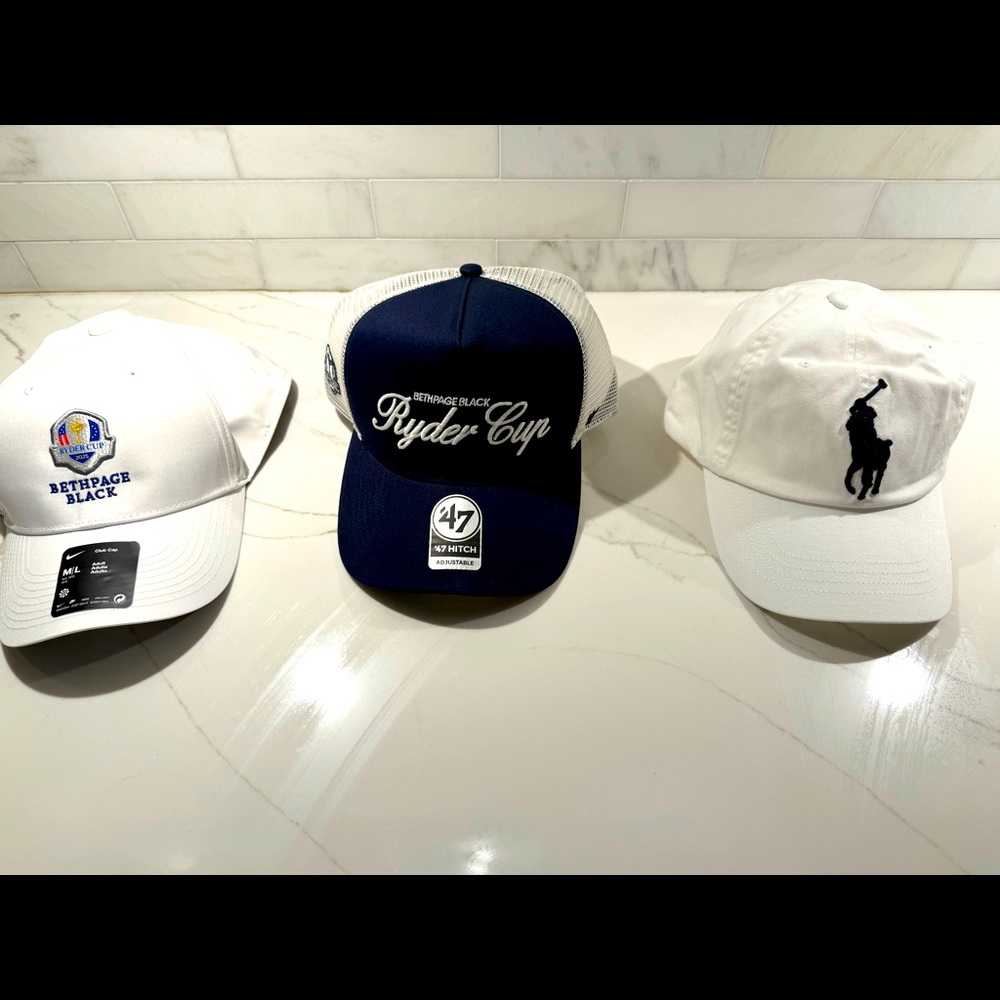Official 2025 Ryder Cup Caps & Polo Cap (BRAND NEW)